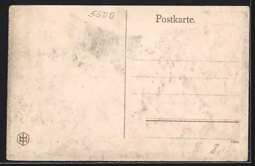 AK Trier, Hornkaserne 29. Inf.-Regt. aus der Vogelschau