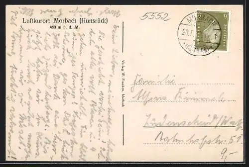 AK Morbach / Hunsrück, Totalansicht