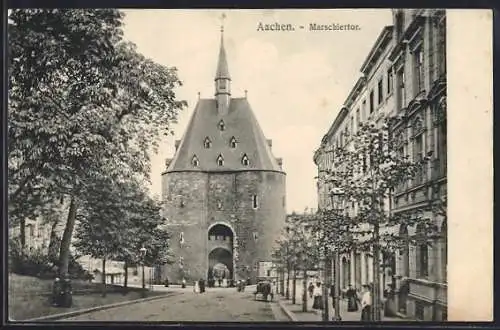 AK Aachen, Partie am Marschiertor