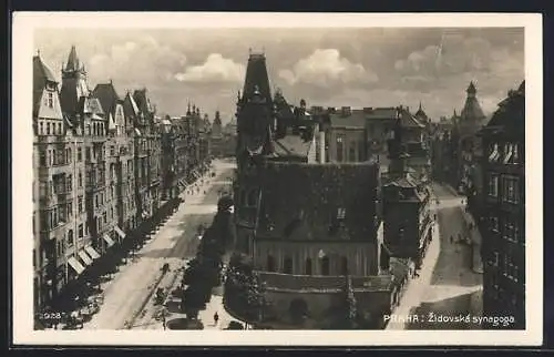 AK Prag / Praha, Zidovska synagoga, Synagoge