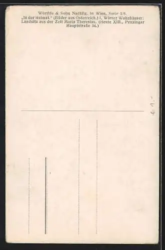 AK Wien, Landsitz aus der Zeit Maria Theresias, Penzinger Hauptstr. 34