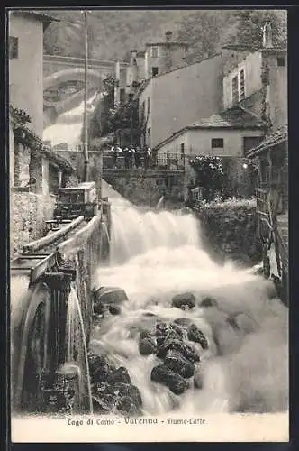 AK Varenna, Fiume Latte, Wasserfall