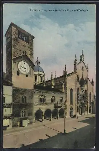 AK Como, Il Duomo, Broletto e Torre dell`Oroglio