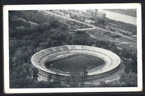 AK Wien, Stadion vom Flugzeug aus