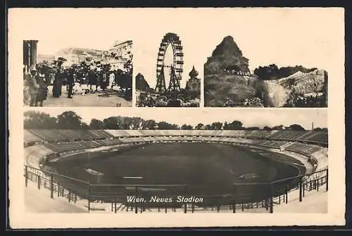 AK Wien, Neues Stadion, Riesenrad, Besucher