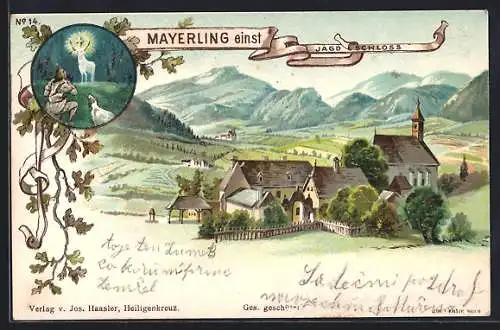 Lithographie Mayerling, Gesamtansicht