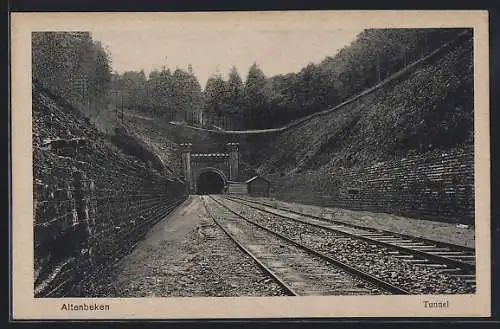 AK Altenbeken, Blick zum Tunnel