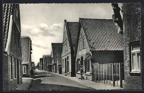 AK Altenbruch, Blick in die Lange Strasse