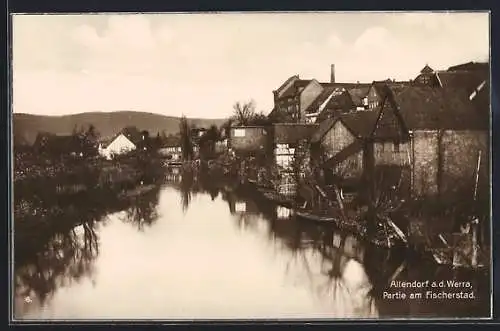 AK Allendorf / Werra, Partie am Fischerstad
