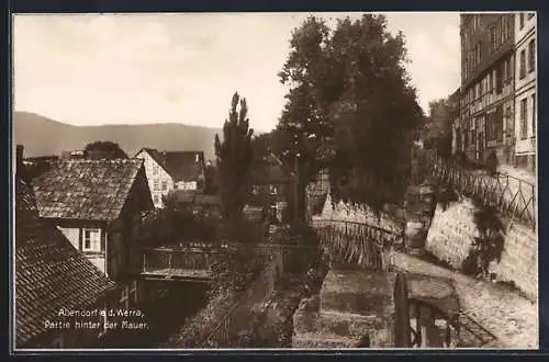 AK Allendorf / Werra, Partie hinter der Mauer