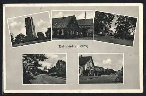 AK Hohenkirchen / Oldenburg, versch. Ortsansichten