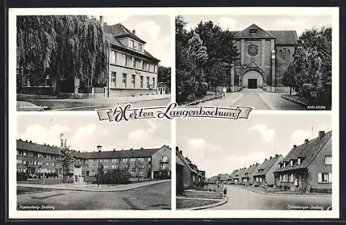 AK Herten-Langenbochum, Schwesternheim, Kath. Kirche, Paschenberg-Siedlung