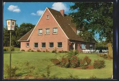 AK Westrum /Aselage, Reiterrestaurant Zur alten Mühle