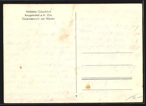 AK Aeugst am Albis - Aeugsterthal, Heilstätte Götschihof