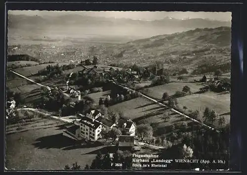 AK Wienacht, Kurhaus Landegg, Fliegeraufnahme