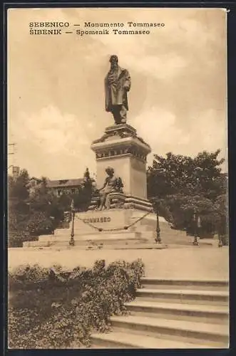 AK Sebenico / Sibenik, Monumento Tommaseo, Spomenik Tommaseo