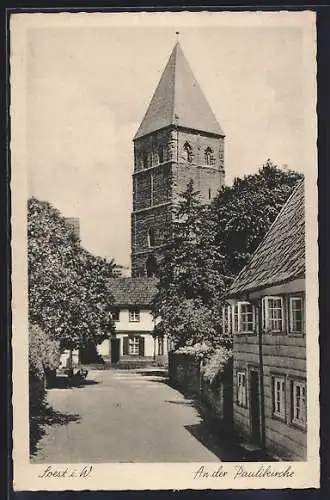 AK Soest, Partie an der Paulikirche