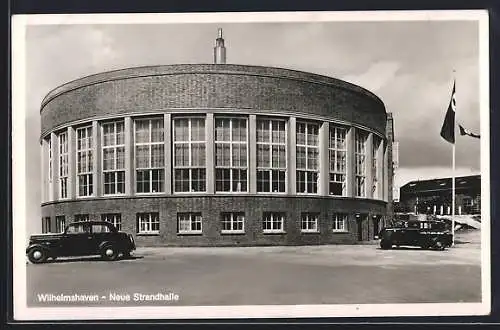 AK Wilhelmshaven, Blick auf die neue Strandhalle