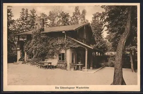 AK Uchtenhagen / Freienwalde, Partie an der Uchtenhagener Wanderhütte