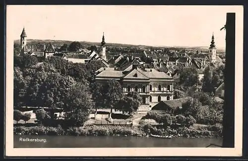 AK Radkersburg, Teilansicht mit Kirche