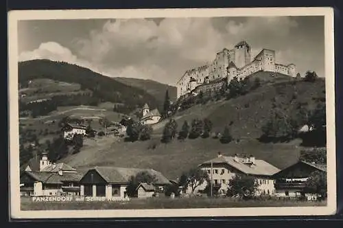 AK Panzendorf, Ortspartie mit Schloss Heinfels