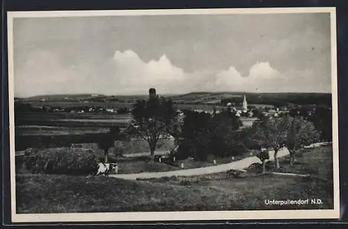 AK Unterpullendorf, Orts- und Landschaftsansicht