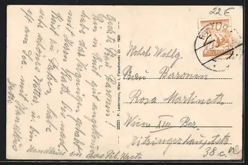 AK Rust am Neusiedlersee, Teilansicht mit Kirche