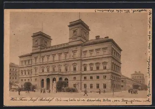 AK Wien, Franz-Joseph-Bahnhof