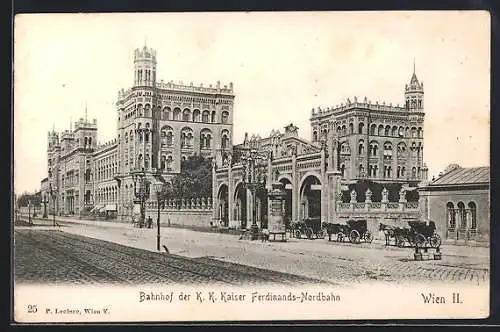 AK Wien, Bahnhof der K. K. Kaiser Ferdinands-Nordbahn