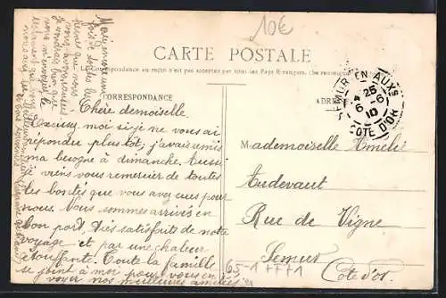 AK Verdun-sur-le-Doubs, La Gare