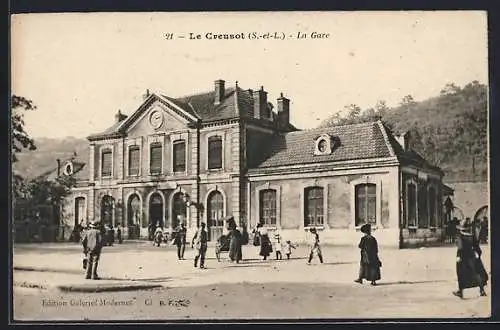 AK Le Creusot, La Gare