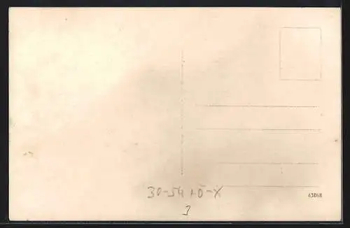 AK Wien, Cafe Goethehof nach den Februarkämpfen 1934, Innenansicht