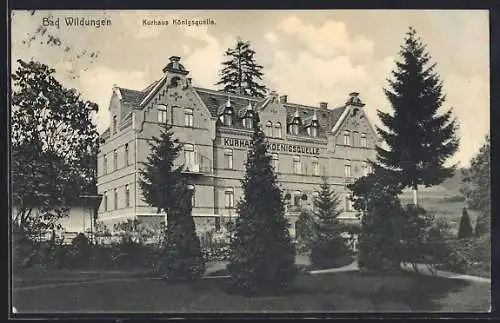 AK Bad Wildungen, Das Kurhaus Königsquelle