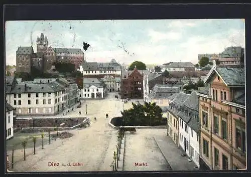 AK Diez a. d. Lahn, Blick auf den Markt