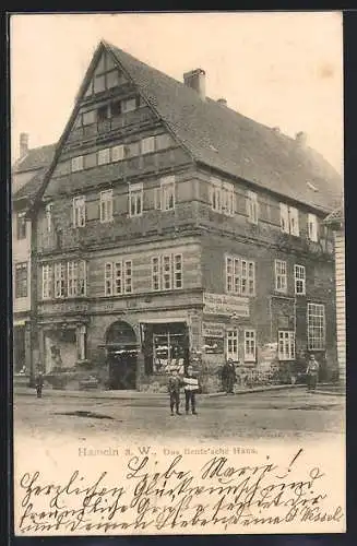 AK Hameln a. W., Das Bente`sche Haus