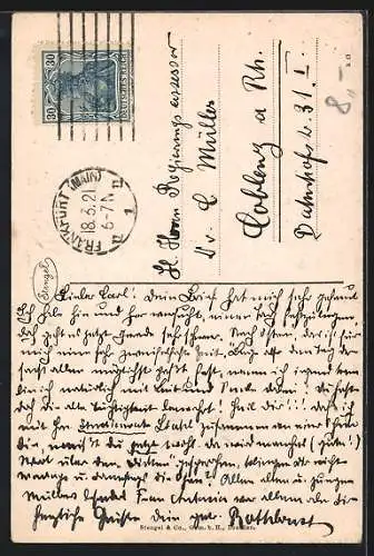 AK Alt-Frankfurt, Motiv in der Saalgasse