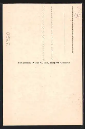 AK Salzgitter-Hallendorf, Postamt, Hüttenwerk am Stichkanal