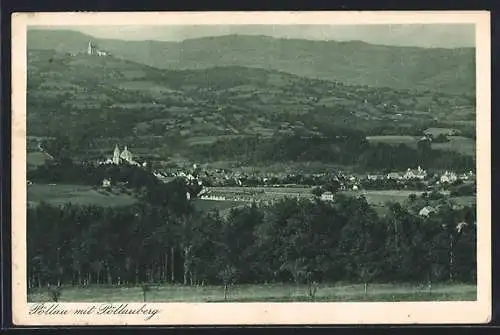 AK Pöllau, Ansicht mit Pöllauberg