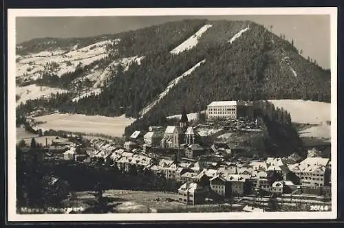 AK Murau, Ortsansicht im Schnee