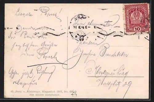 AK St. Michael, Uferpartie und Ortsansicht