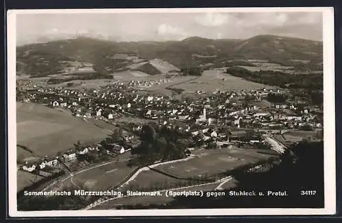 AK Mürzzuschlag, Sportplatz, Stuhleck und Pretul