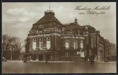 AK Hamburg-Neustadt, Musikhalle am Holsterplatz