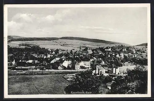 AK Eppelborn /Saar, Teilansicht aus der Vogelschau