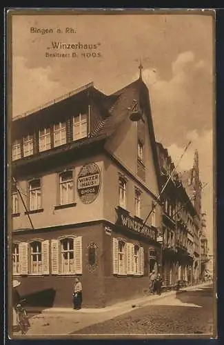 AK Bingen / Rhein, Gasthof zum Winzerhaus