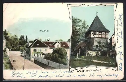 AK Laubach / Hessen, Ansicht Villa Krieger