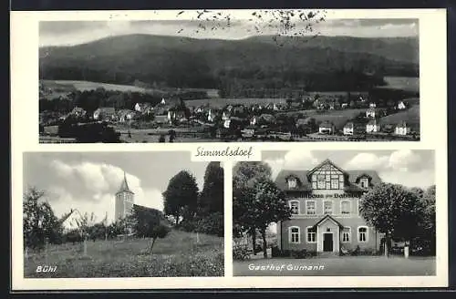 AK Simmelsdorf, Bühl, Gasthof Gumann und Panorama