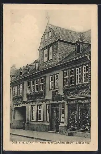 AK Diez a. d. Lahn, Gasthaus zum Grünen Baum