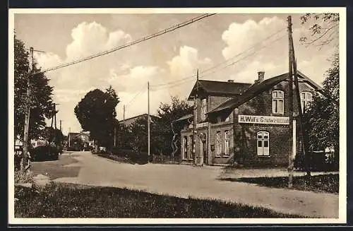 AK Heidekamp, Gasthaus u. Kolonialwarenhandlung Heinrich Wulf