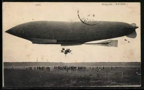 AK Dirigeable Patrie, Zeppelin