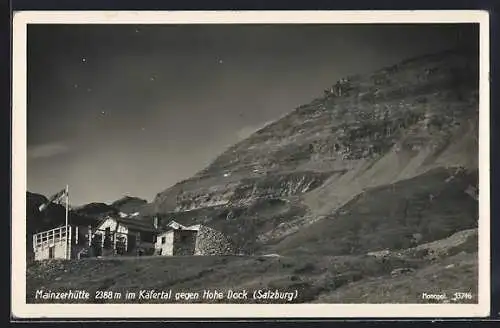 AK Mainzerhütte im Käfertal, Ansicht gegen Hohe Dock